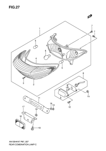 AN125 Задний комбинированный сигнал