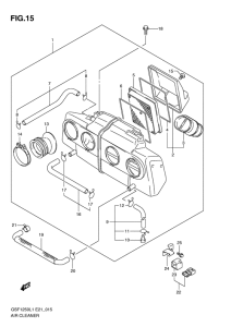 GSF1250 (ABS) Воздухоочиститель