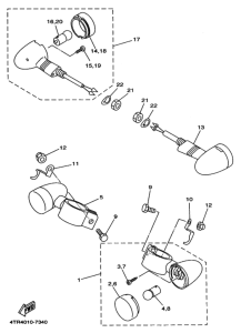 XVS400 ﾌﾗﾂｼﾔﾗｲﾄ 1
