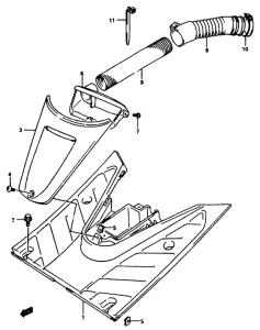 AP50 Щиток облицовочный задний