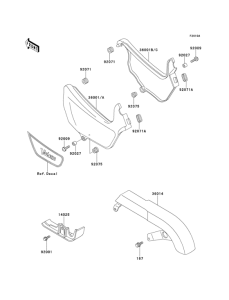 EN500 Side covers / chain cover(en500-a7)