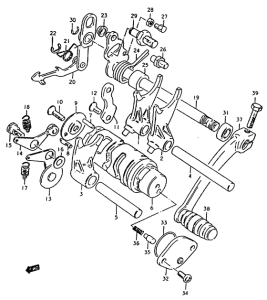ZR50 Переключение передач