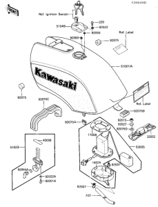 ZX750 Tank fuel