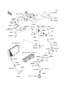 ZR800 Патрубки охлаждения