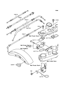 ZR1200 Тросы управления