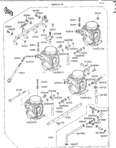ZX750 Carburetor assy