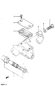 RM250 Передний тормозной цилиндр