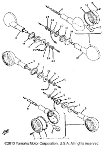 XS650G Поворотники
