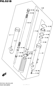  Front Fork Damper (Dr-Z125L E28)