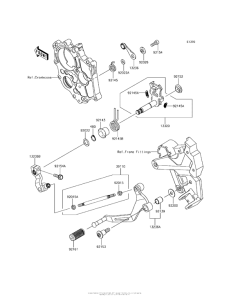 EX650 Механизм переключения передач