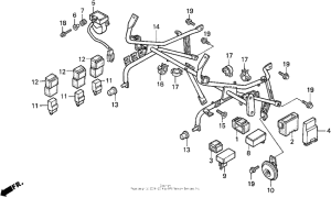 ST1100 St1100 cowl stay 95-98