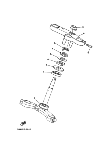 TZR250 ｽﾃｱﾘﾝｸﾞ