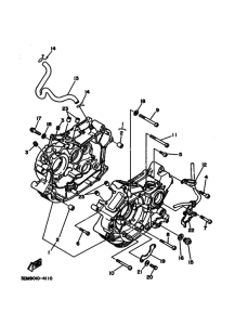 XV250S ｸﾗﾝｸｹｰｽ