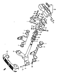 GS1000 Траверса нижняя