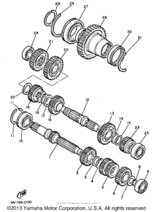 XJ900RK Трансмиссия