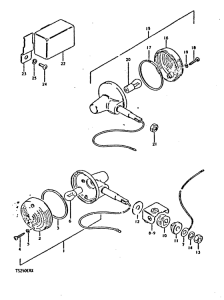 TS250 Поворотники