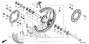  Переднее колесо