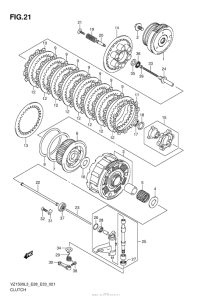 VZ1500 Сцепление