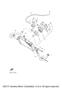 FZR600RE Радиатор и Патрубки