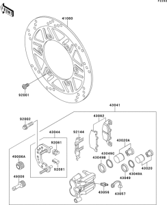  Передний тормоз