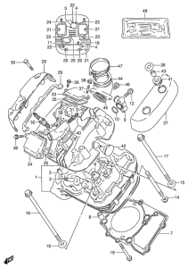 VS800 Головка цилиндров