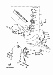 MT07 Главный тормозной цилиндр