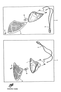 YE80 Поворотники
