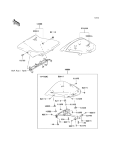 ZX600 Сиденье