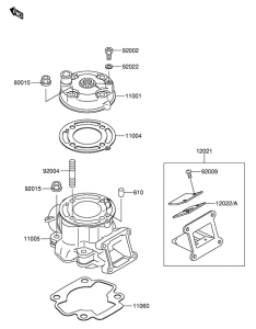 RM65 Головка блока цилиндров / цилиндр