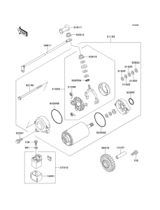 ZX1100 Стартер