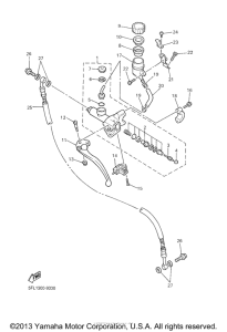 YZFR7L Главный тормозной цилиндр