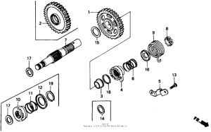 XR600R Кик стартер