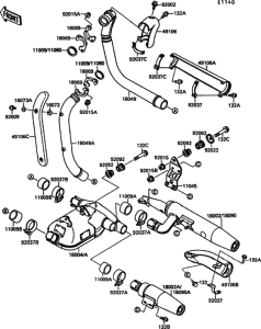 VN1500 Глушитель