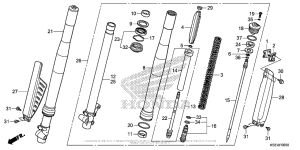 Передняя вилка