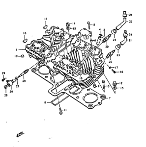 GS1000 Головка цилиндров
