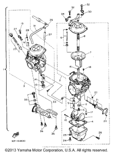 XV1100WC Карбюратор