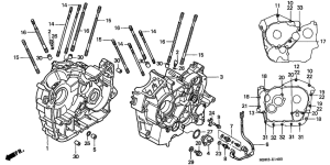 VT1100C3 Картер двигателя