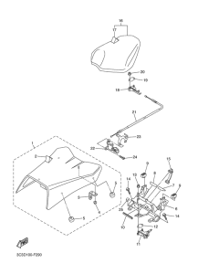 FZ1-SA Сиденье