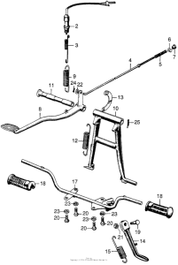 C70 Main stand + side stand