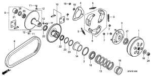 NHX110 Вариатор