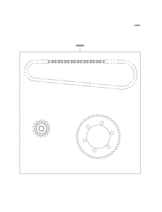 VN800 Цепь комплект