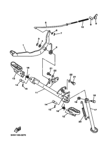 TT-R90 Support & repose pied