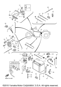 XVS950A Электрика