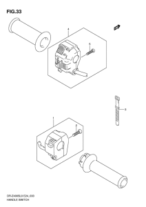 DR-Z400 Рулевой переключатель
