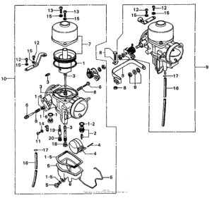 CL450 Карбюратор