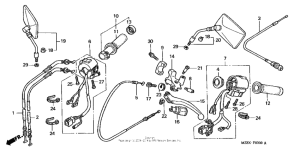 VT600CD2 Рулевые переключатели