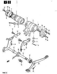 FR80 Переключение передач