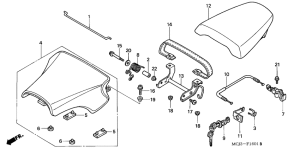 CBR900RR Пружина