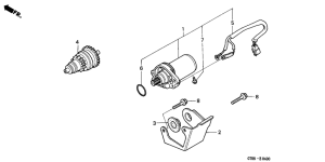 PK50 Стартерный мотор
