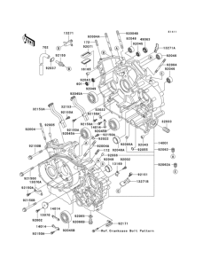 VN1500 Crankcase(1 / 2)(vn1500-e2-e4)